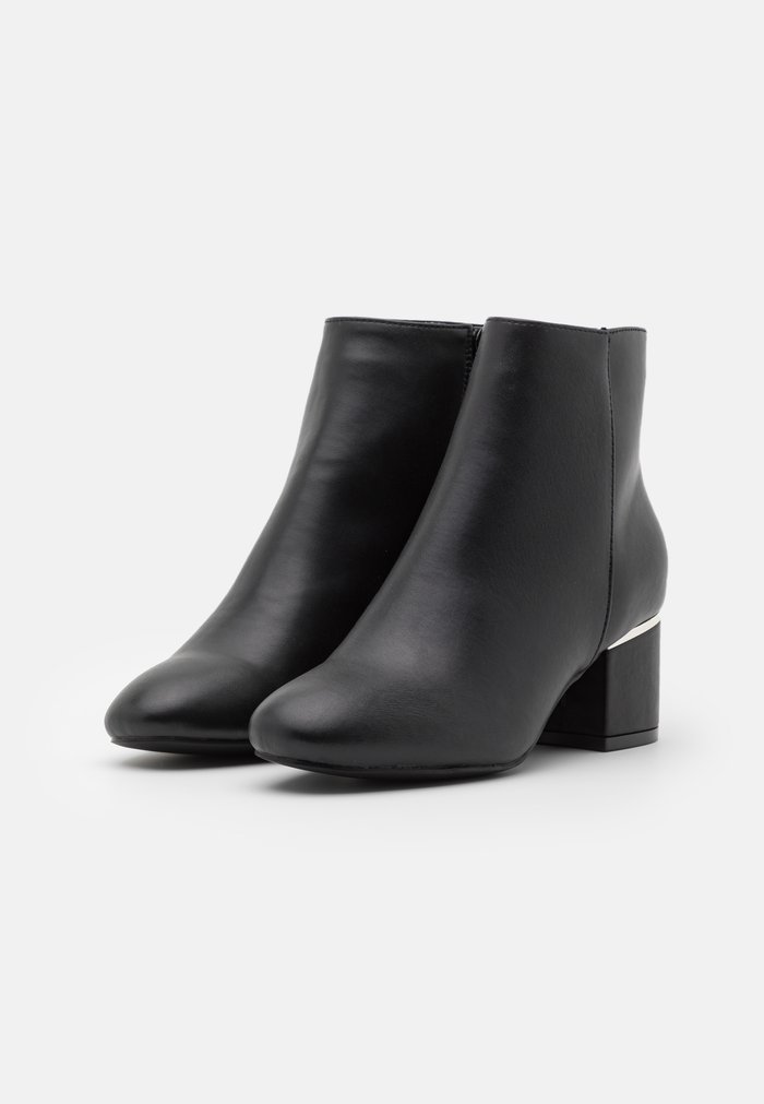 Bottines Anna Field Classiche Block heel Zip UP Noir Femme | YBF-3510912